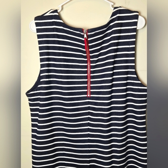 New With Tags Women's Tommy Hilfiger Striped Nautical Sleeveless Dress, Size XXL - Picture 2 of 3